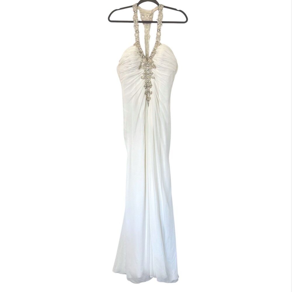 Maggie Sottero Discontinued Reese Wedding Dress‎ 10 White (Altered Fits a Small)